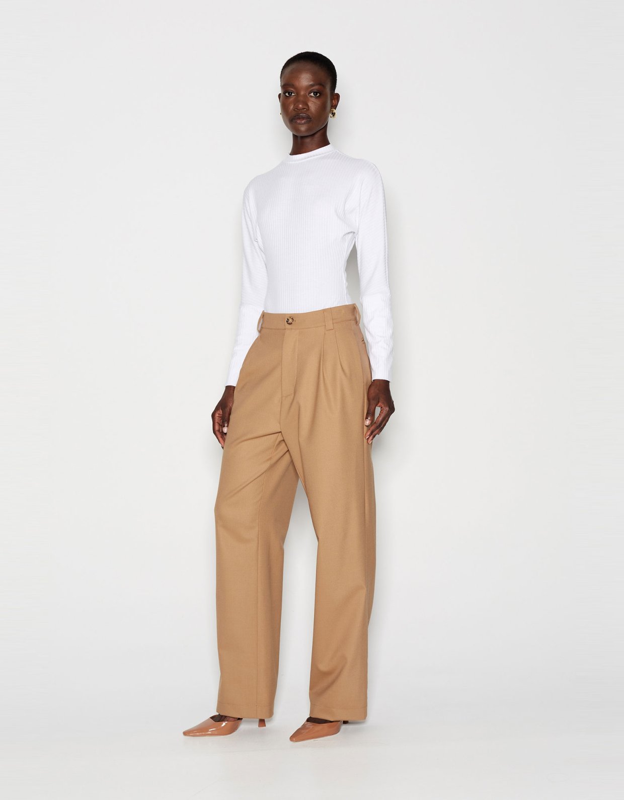 Nadia Rapti Timelapse trousers camel