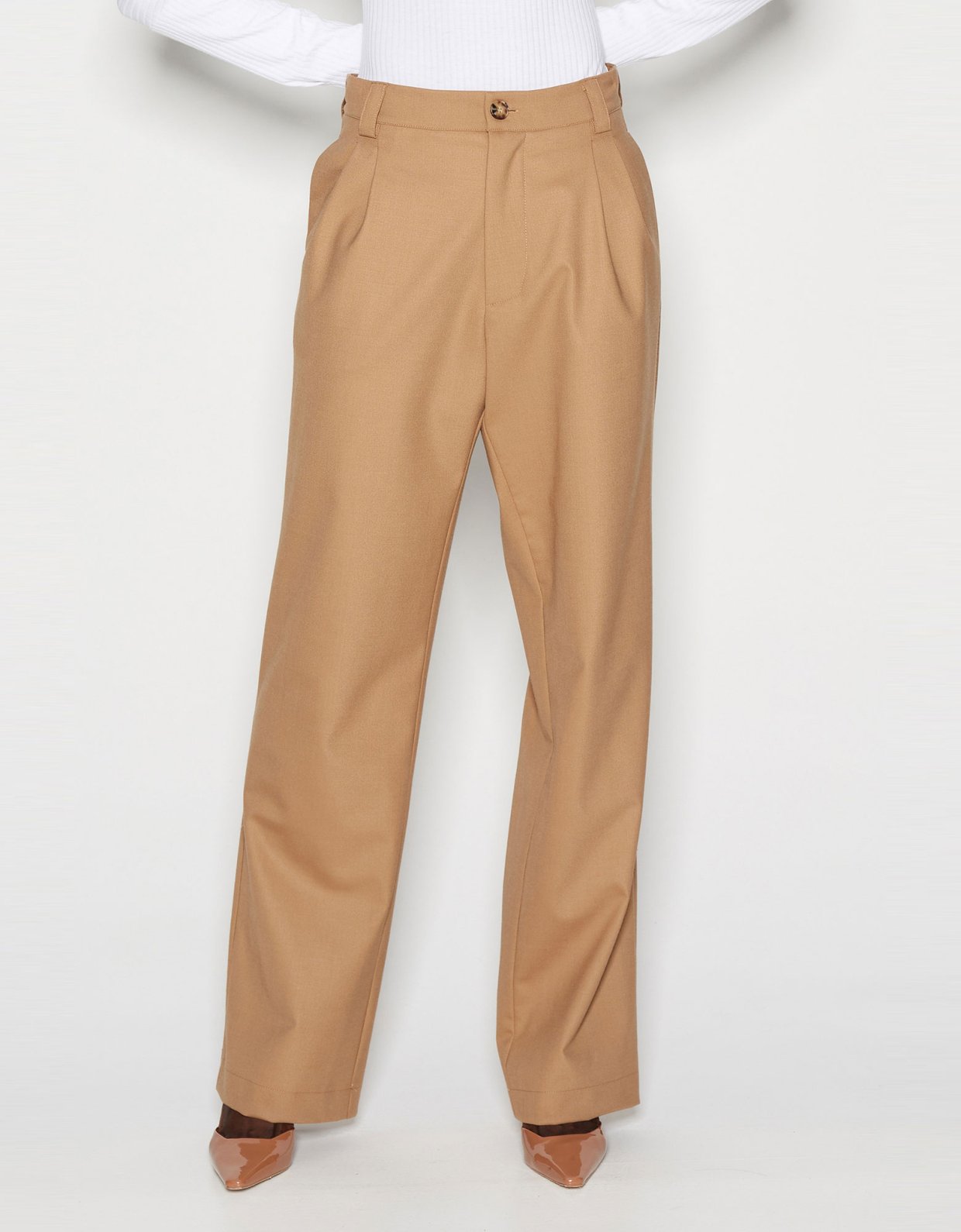 Nadia Rapti Timelapse trousers camel