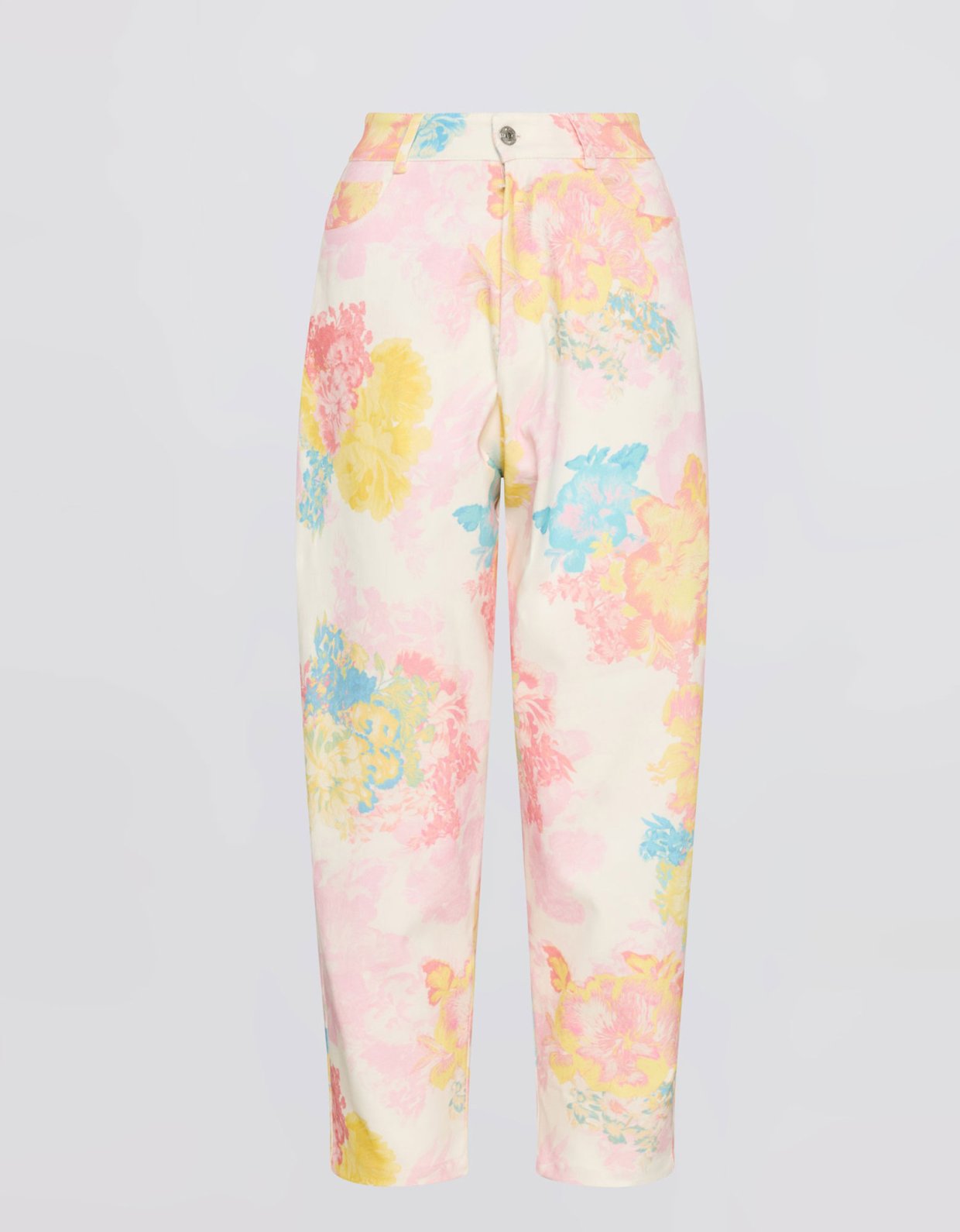 Ciel Concept Floral mist denim pants