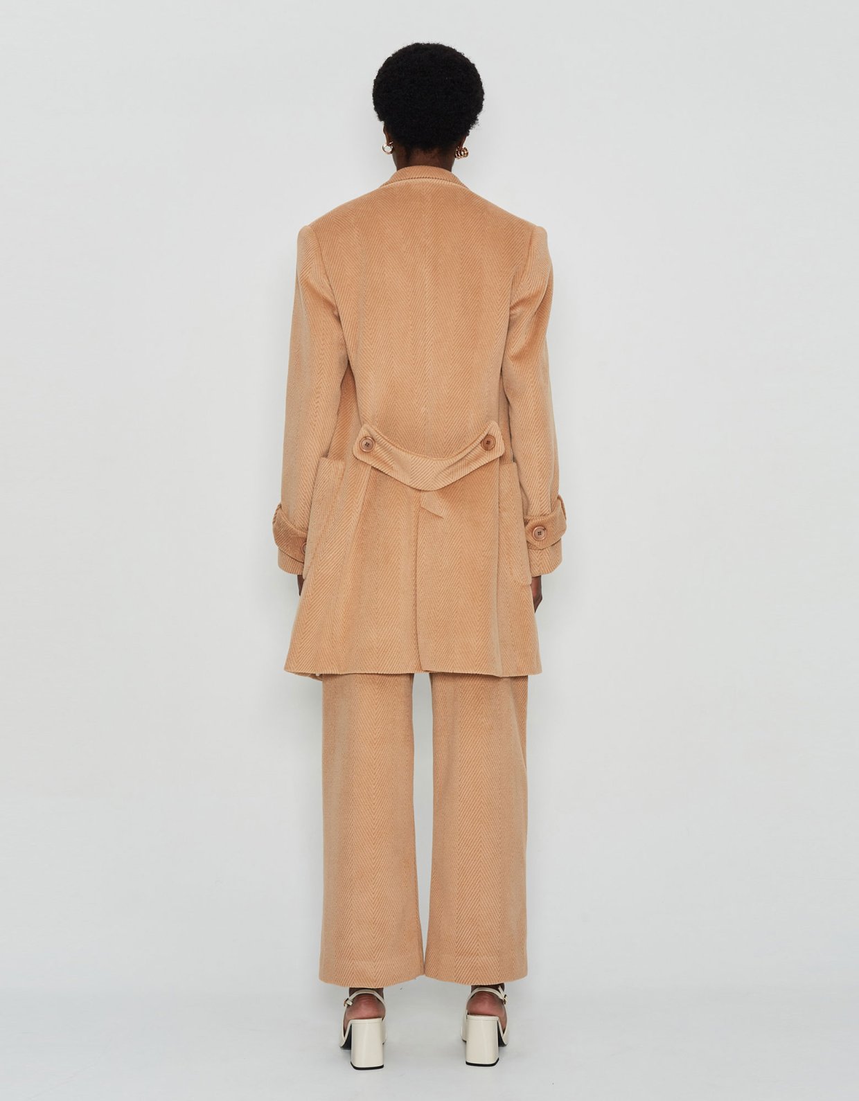 Nadia Rapti New dawn short coat camel