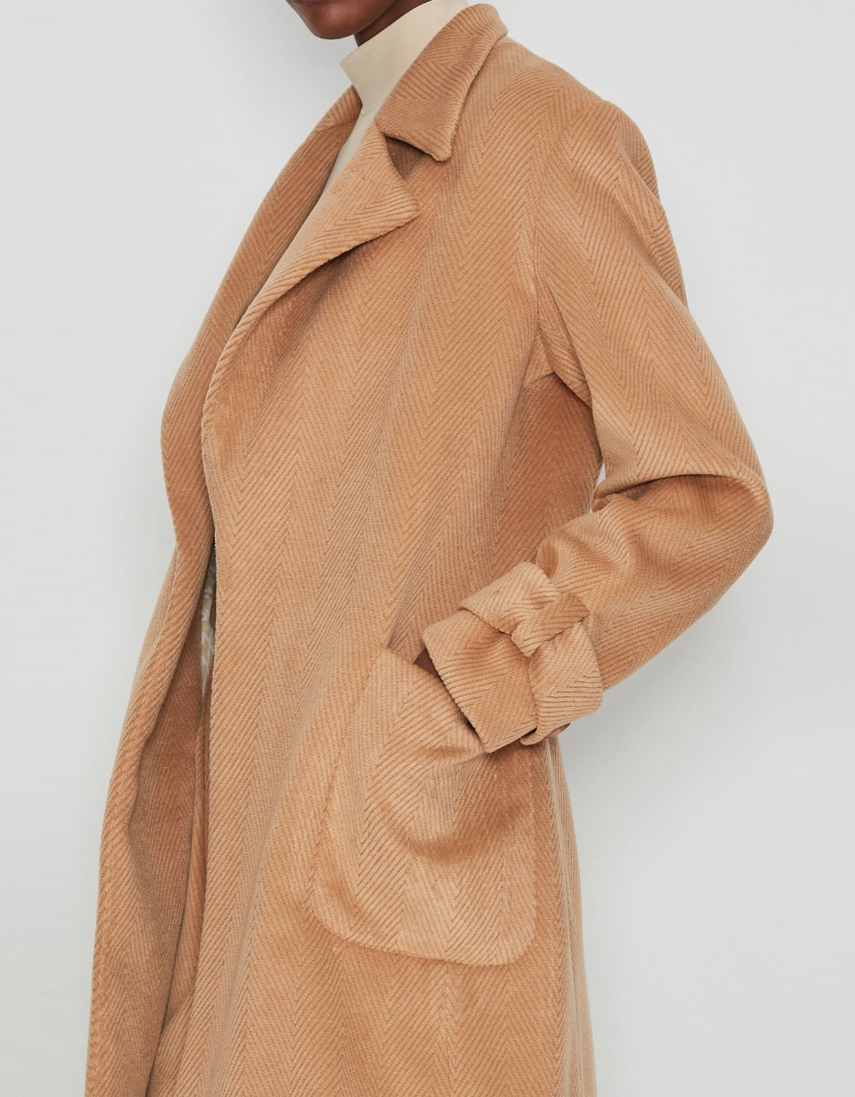 Nadia Rapti New dawn short coat camel