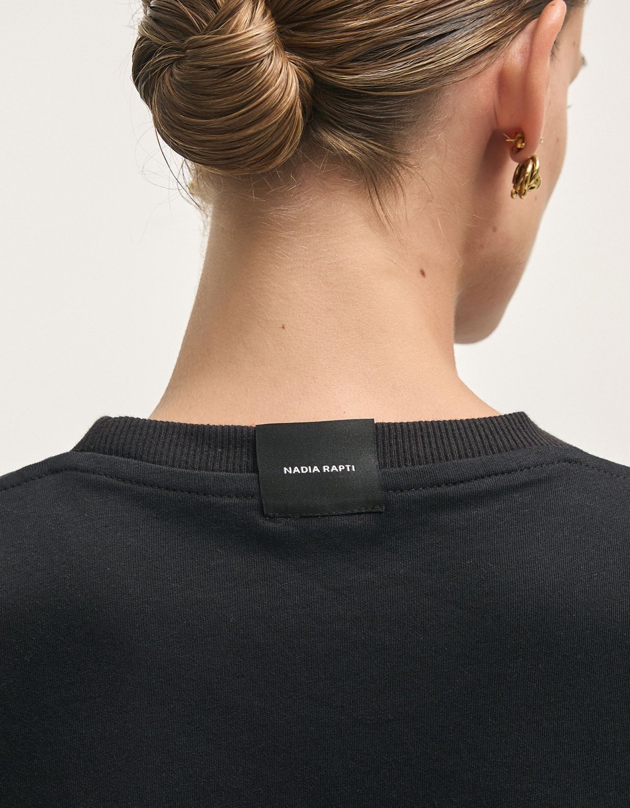 Nadia Rapti 24 h star t-shirt black