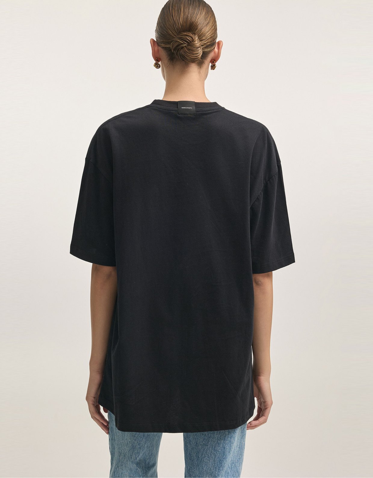 Nadia Rapti 24 h star t-shirt black