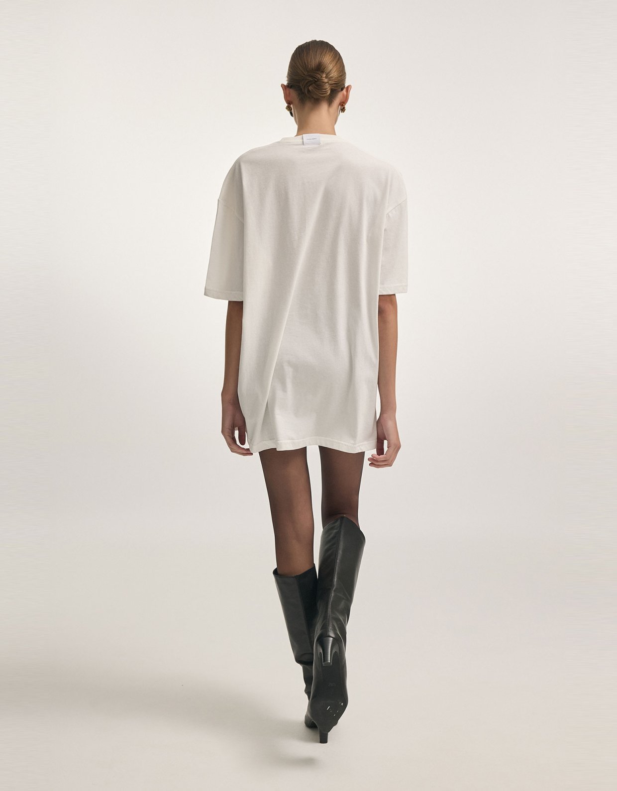 Nadia Rapti 24 h star t-shirt off white