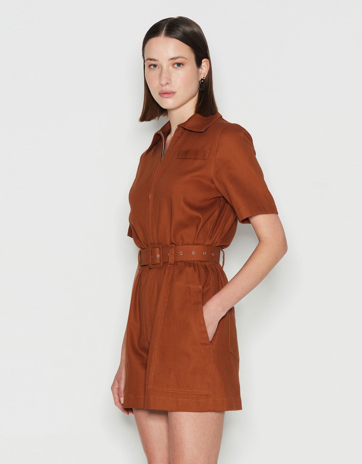 Nadia Rapti Odyssey playsuit brown