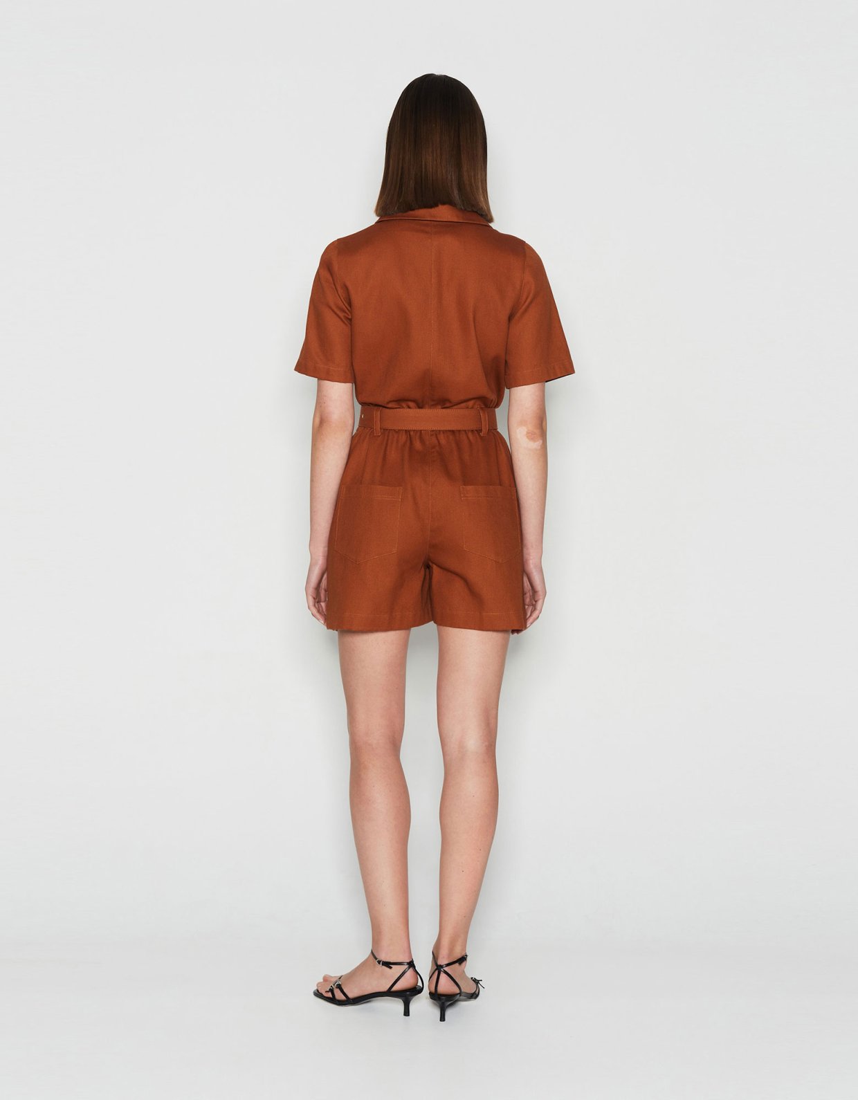 Nadia Rapti Odyssey playsuit brown