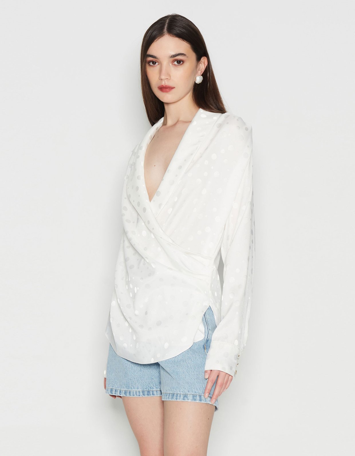 Nadia Rapti Aurora blouse white