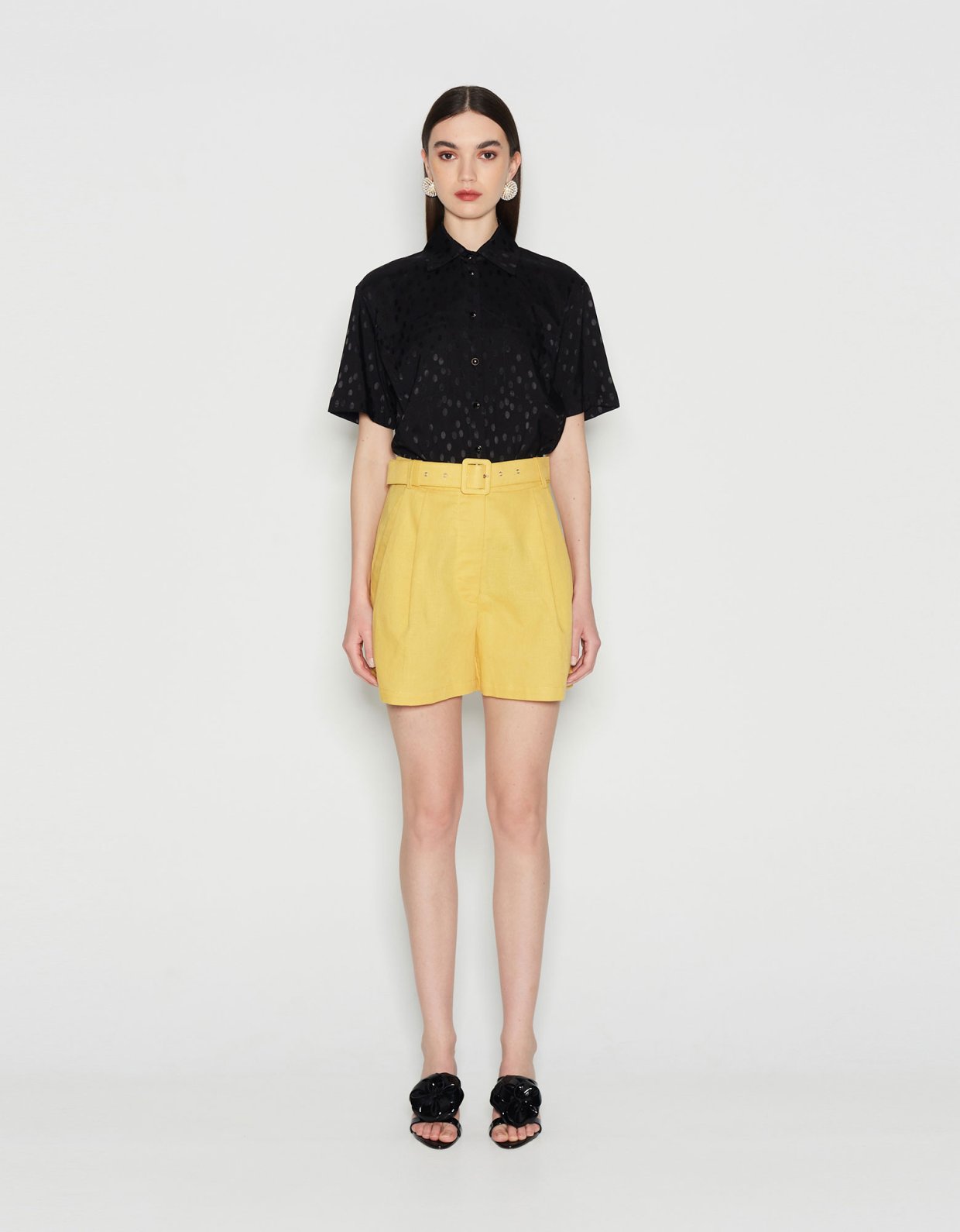 Nadia Rapti Felicity shorts ochre