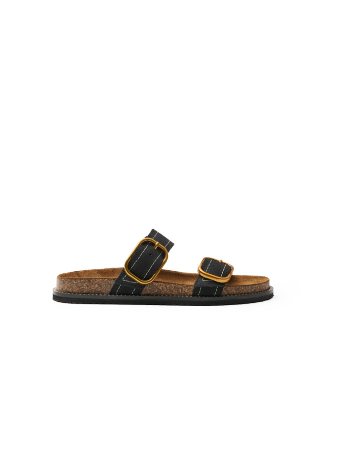 Ateneo Black sandals 61101