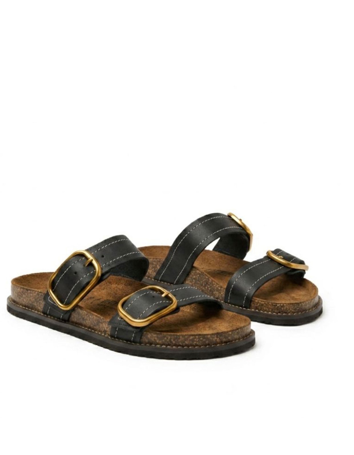 Ateneo Black sandals 61101