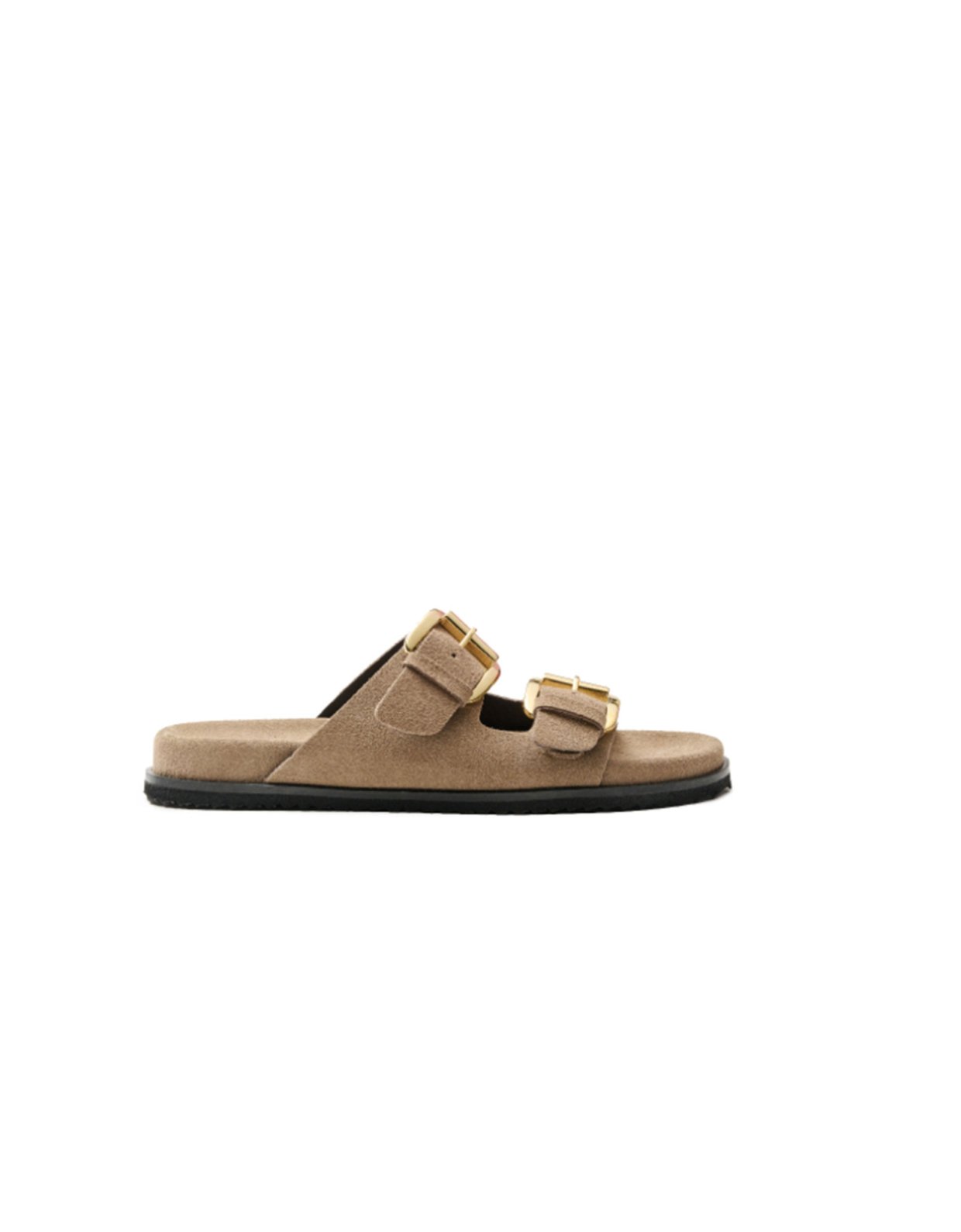 Ateneo Beige suede sandals 61308