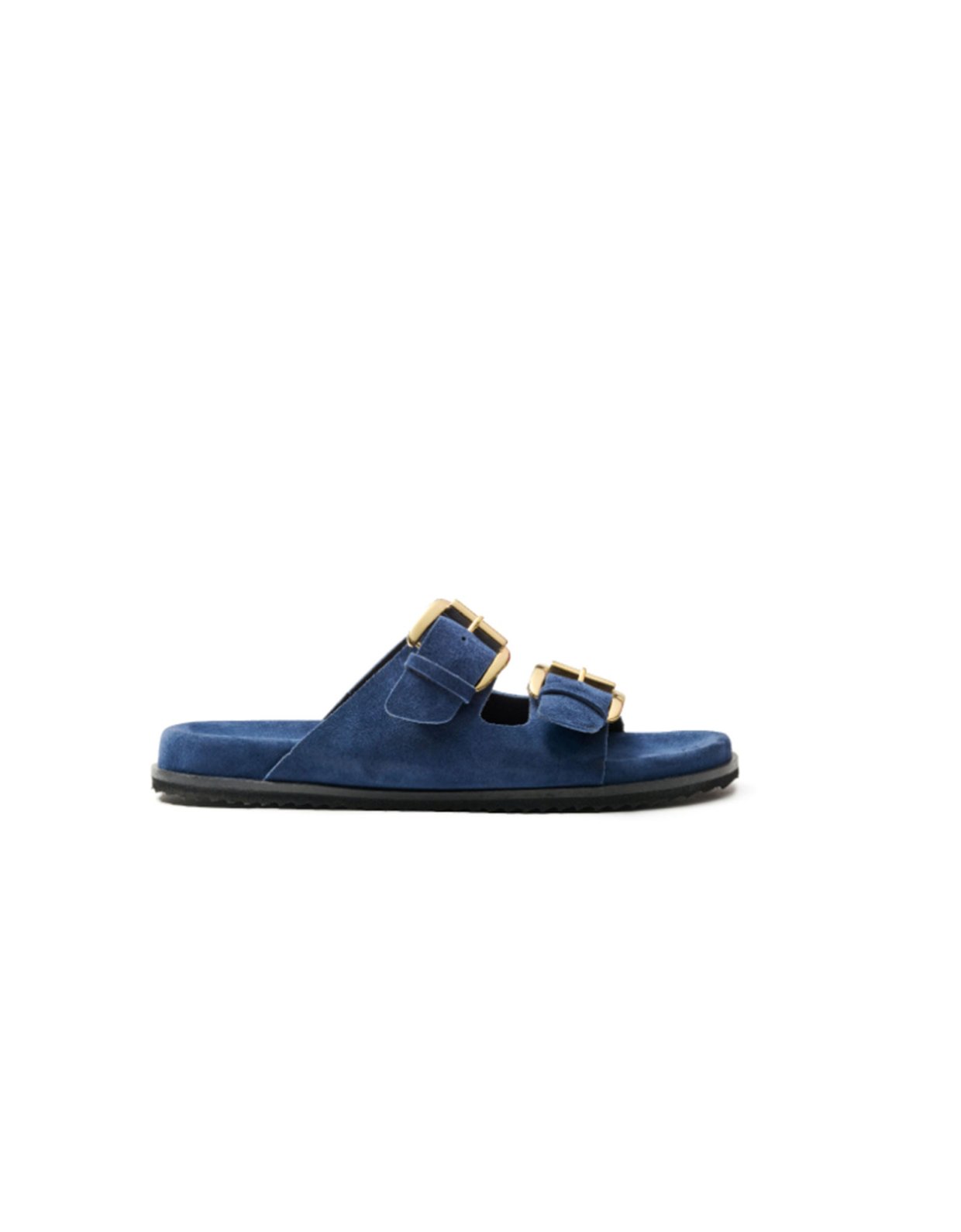 Ateneo Blue suede sandals 61308