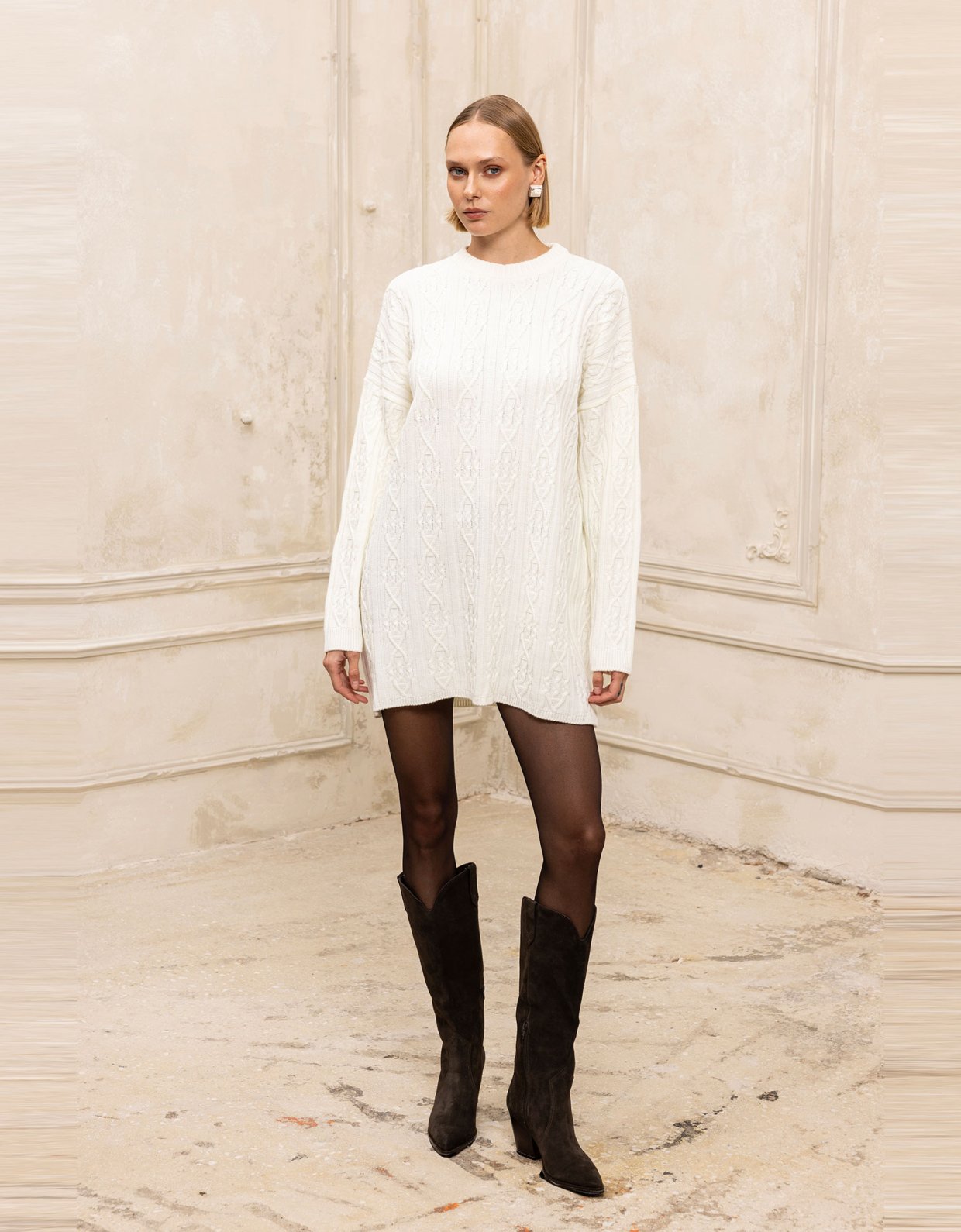 Ciel Concept Hygge mini dress white