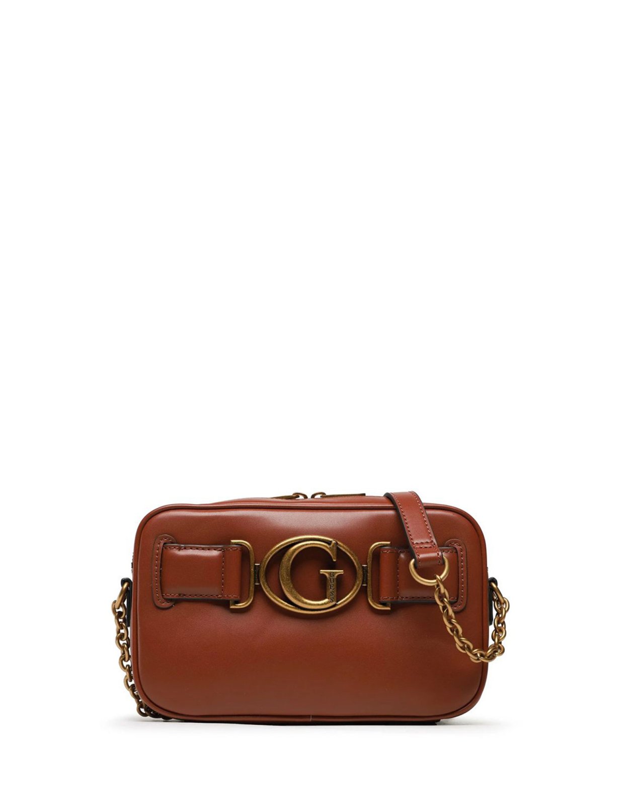 Guess Aviana camera bag cognac