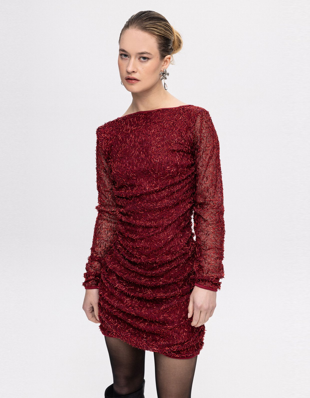 Ciel Concept Truffle bordeaux dress