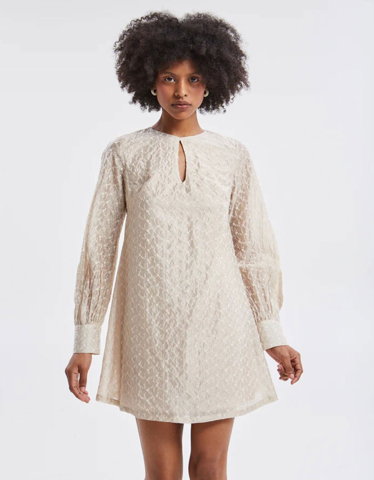Ananke Clothing Kaira embroidered mini dress