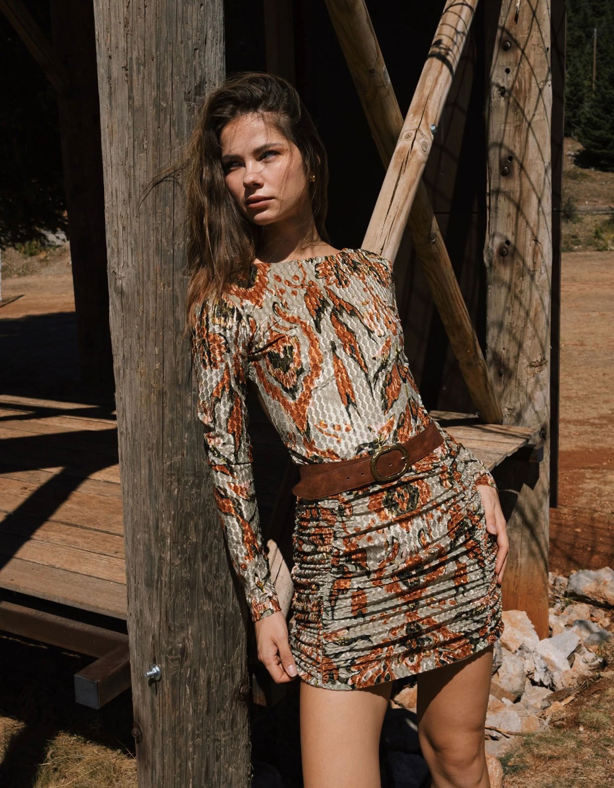 Abstracto Lottie mini skirt