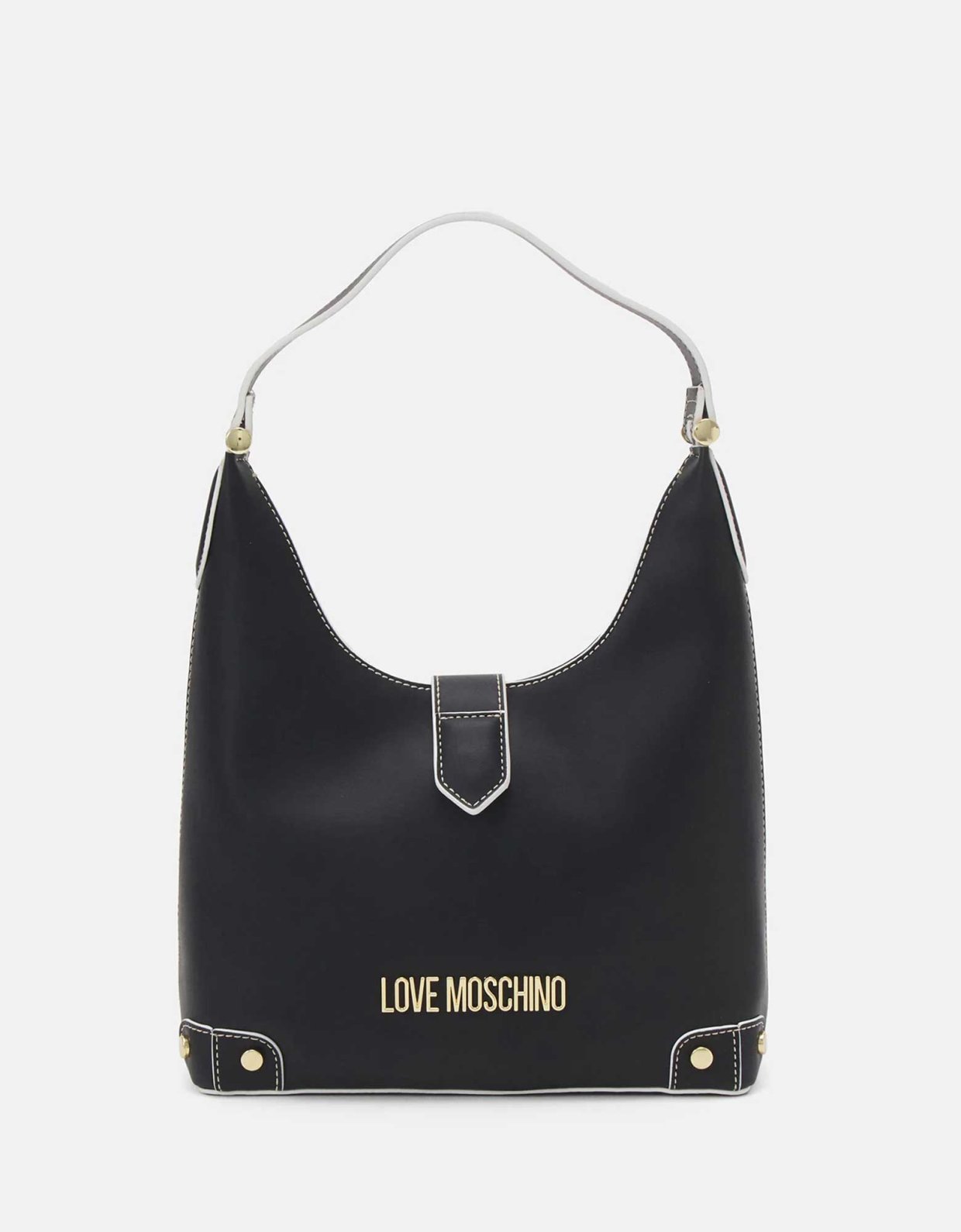 Love Moschino Bunny hobo bag black