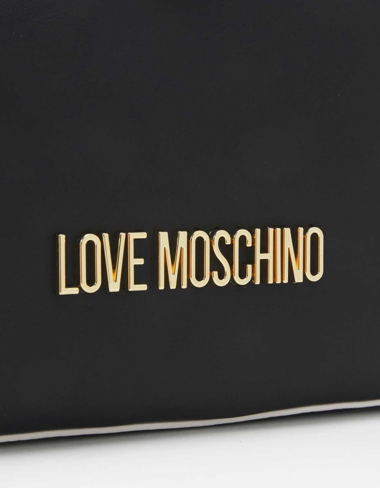 Love Moschino Bunny hobo bag black