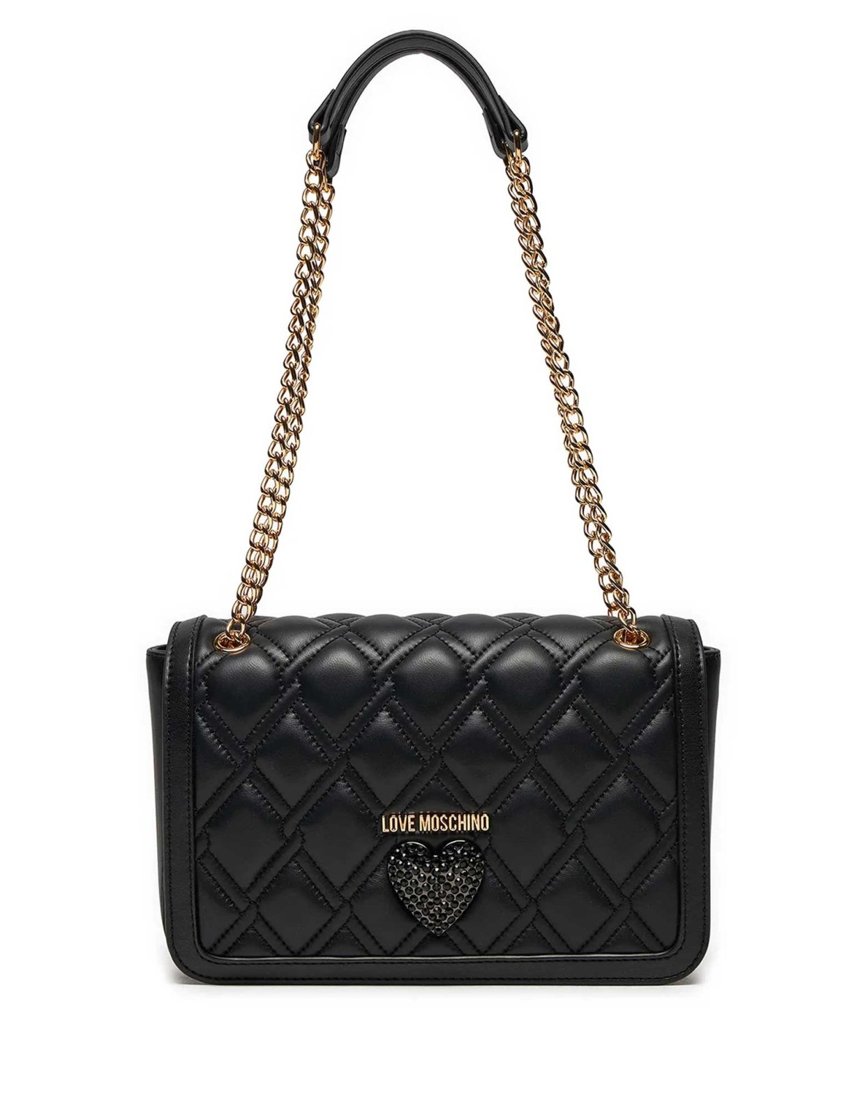 Love Moschino Queen shoulder bag black