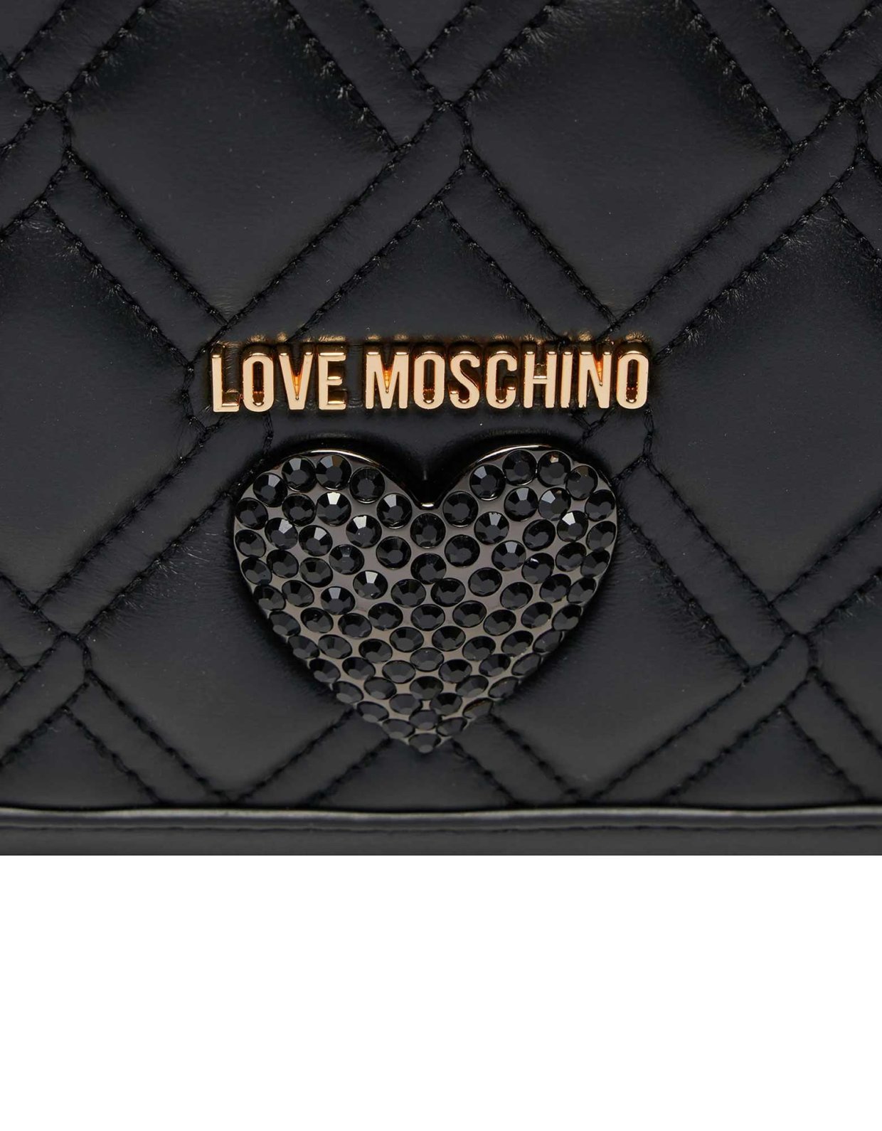 Love Moschino Queen shoulder bag black