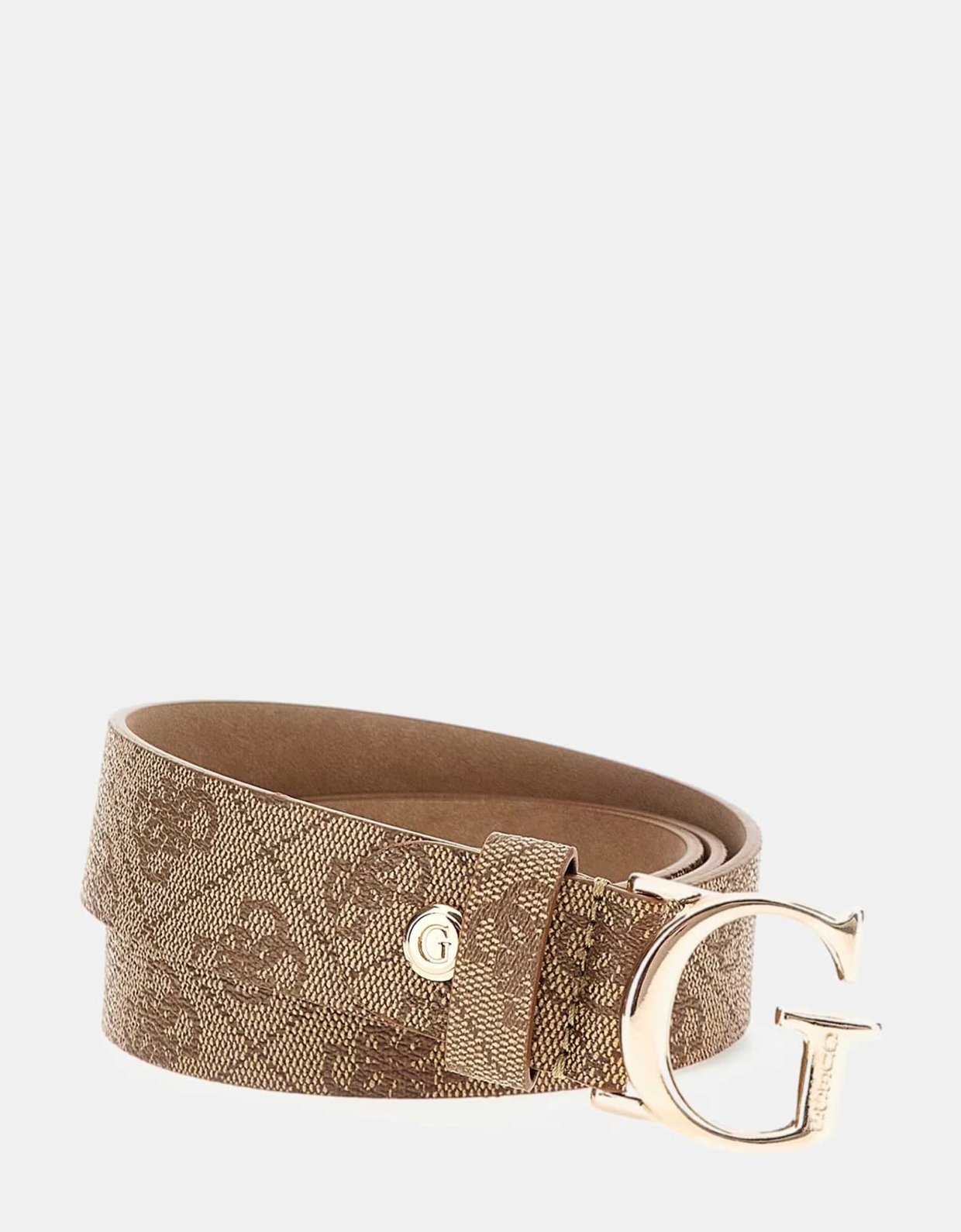 Guess Fleet waist belt latte logo