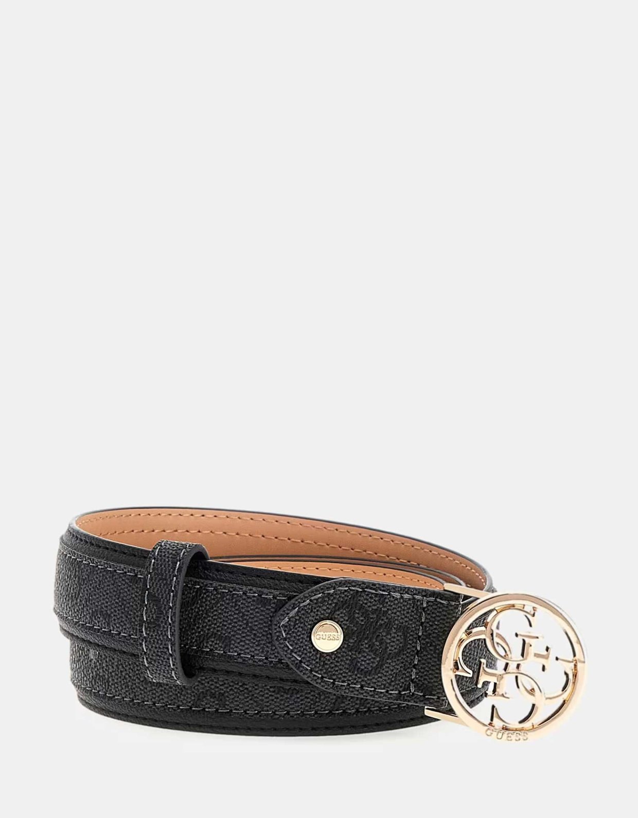 Guess Orlina logo waist belt coal logo