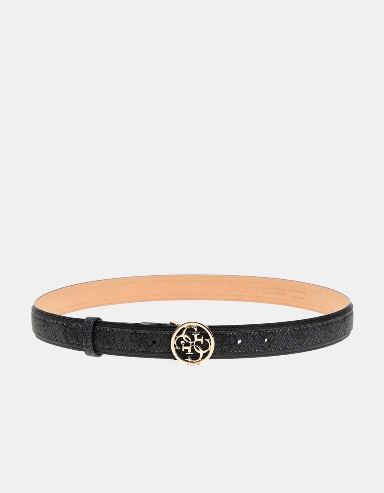 Guess Orlina logo waist belt coal logo