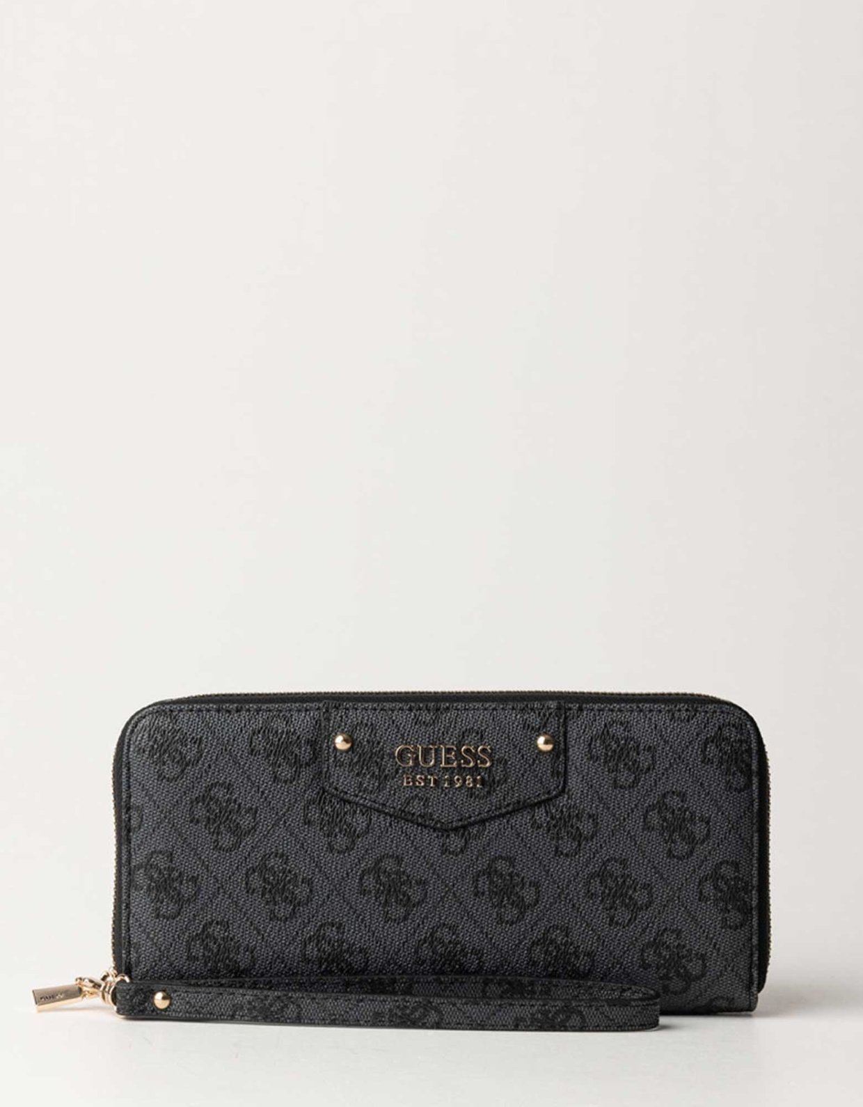 Guess Eco brenton maxi wallet coal logo