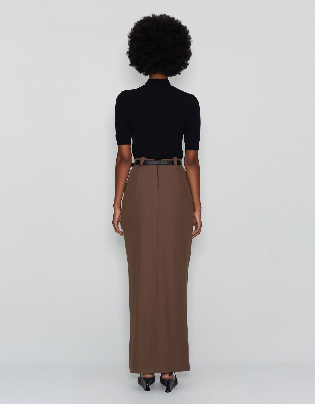 Nadia Rapti Terra poem skirt brown