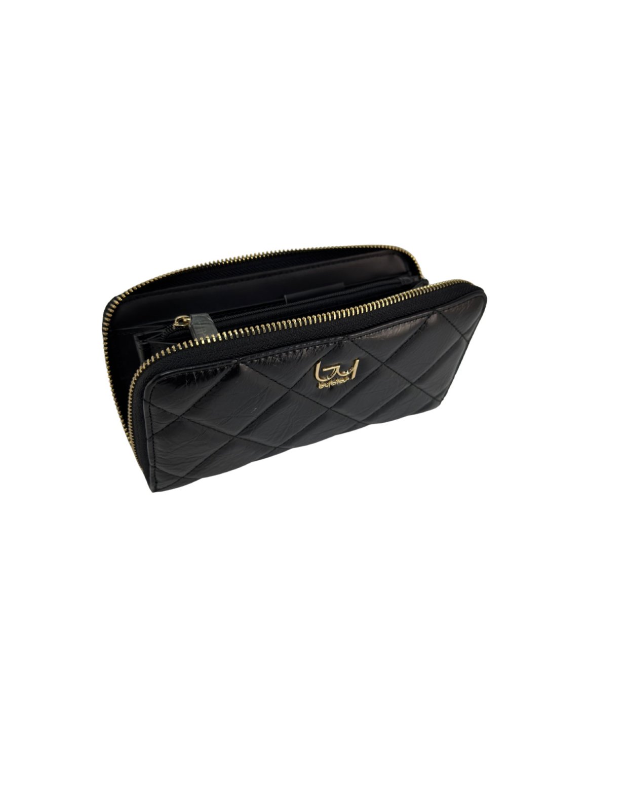 By Byblos Megara zip around wallet black