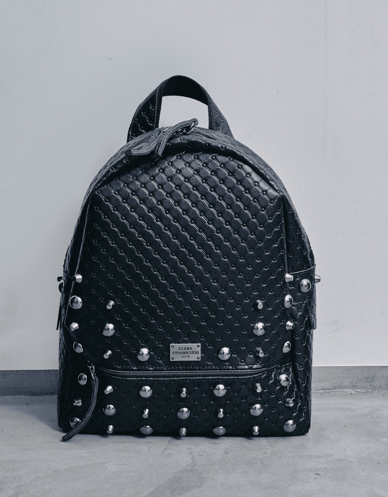 Elena Athanasiou Retro backpack large black