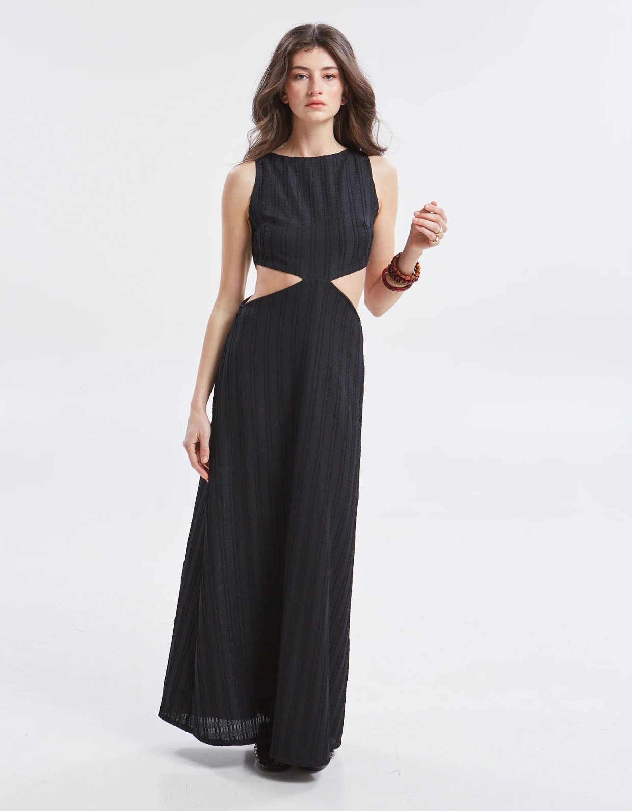 Ananke Clothing Lucina lace cut out dress black