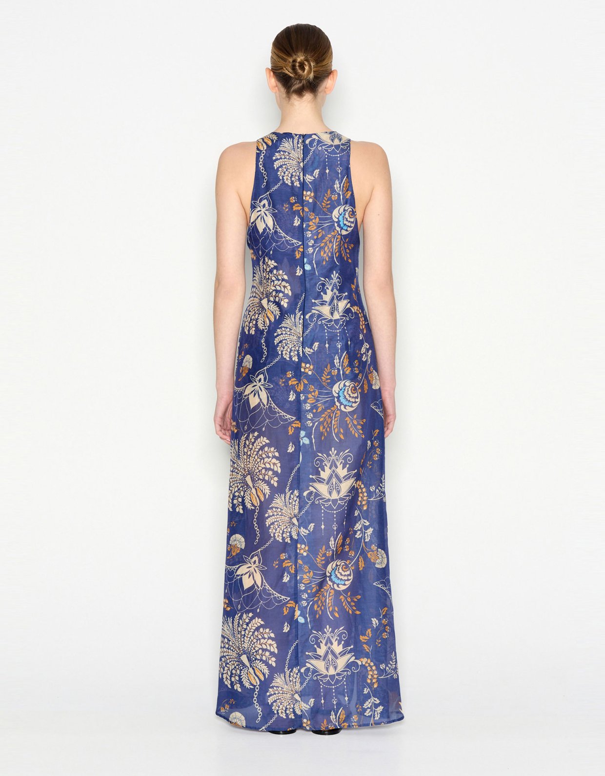 Nadia Rapti Cuban  long dress blue