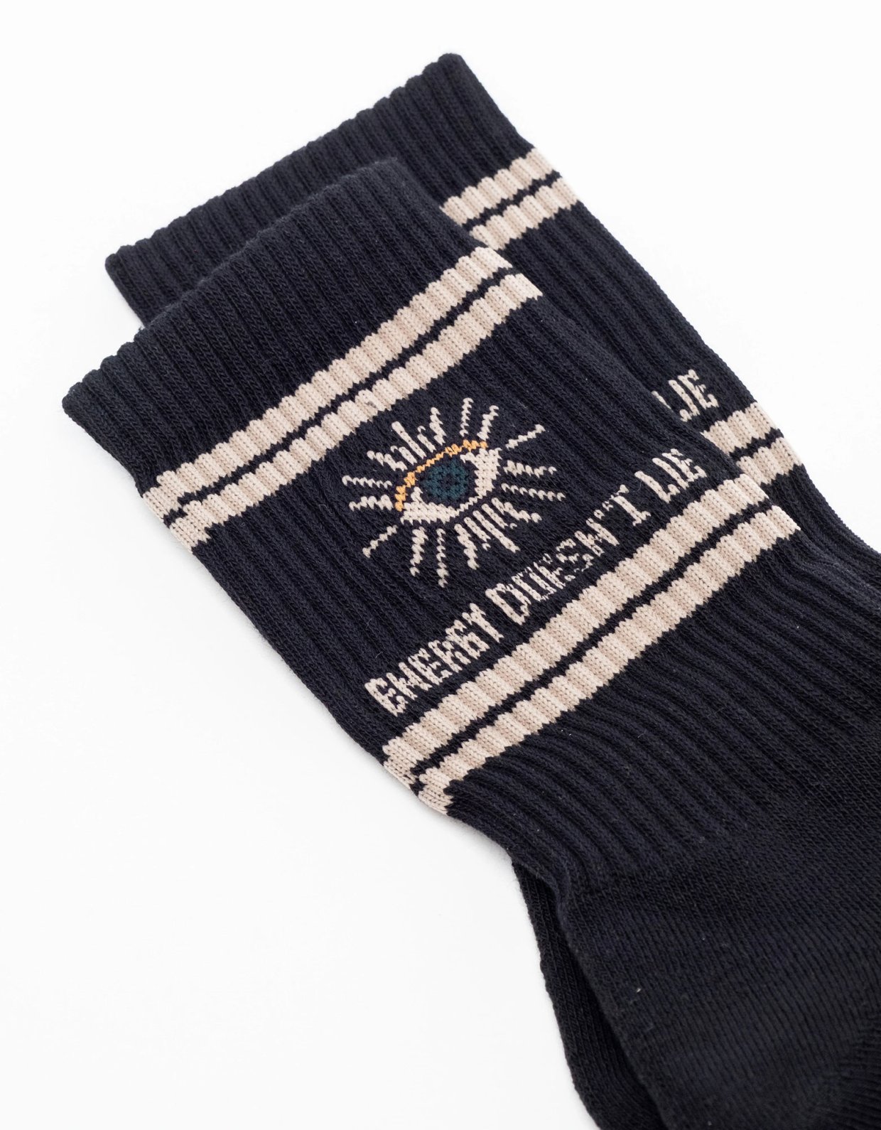 Peace and Chaos 3rd eye black socks