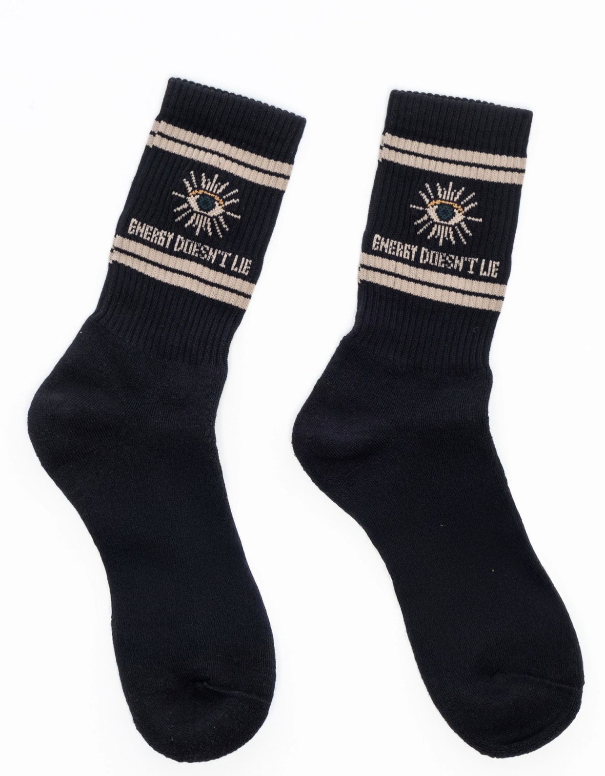 Peace and Chaos 3rd eye black socks