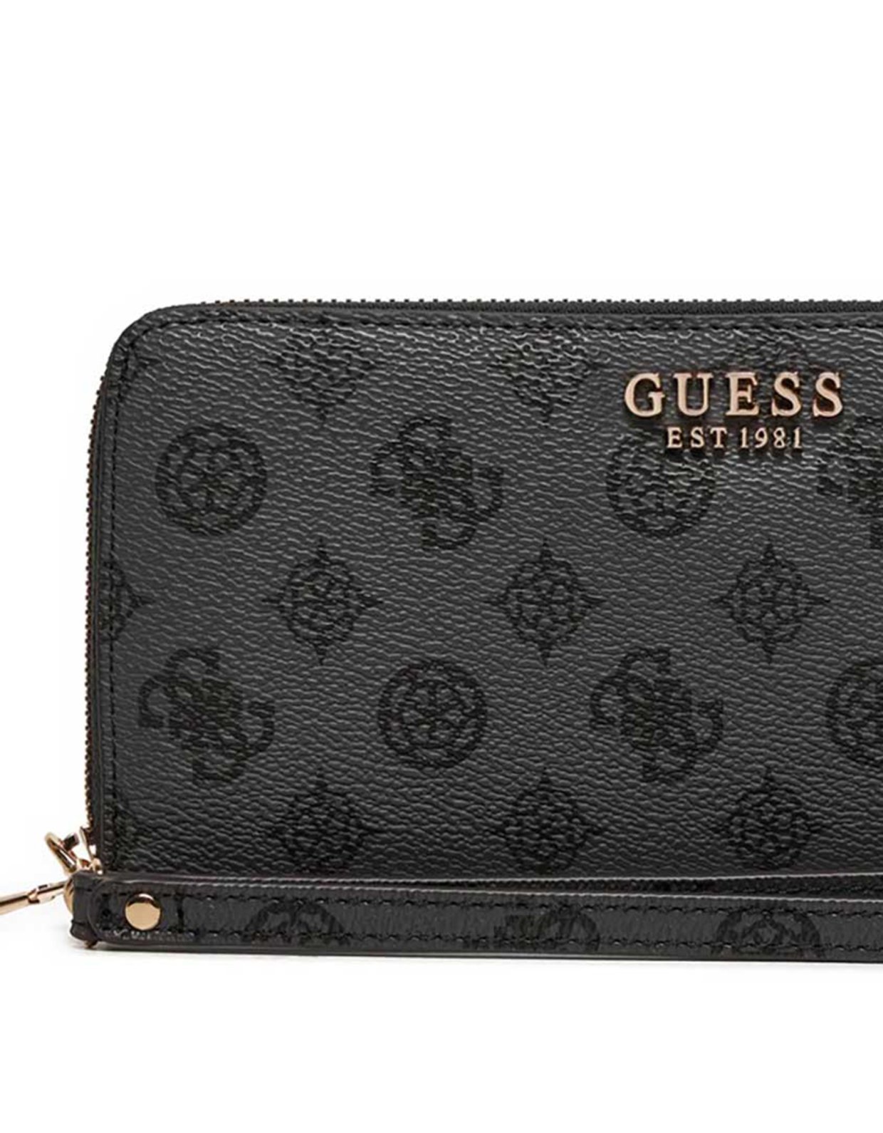 Guess Laurel slg maxi wallet charcoal logo