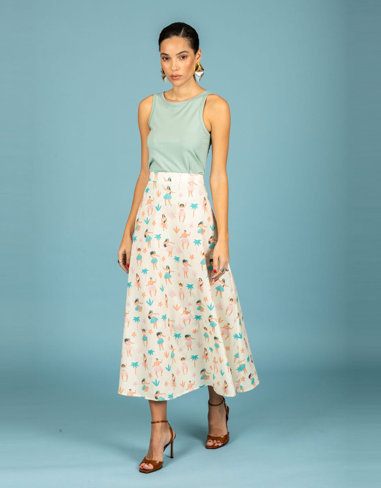 Chaton Yolanda top eucaliptus