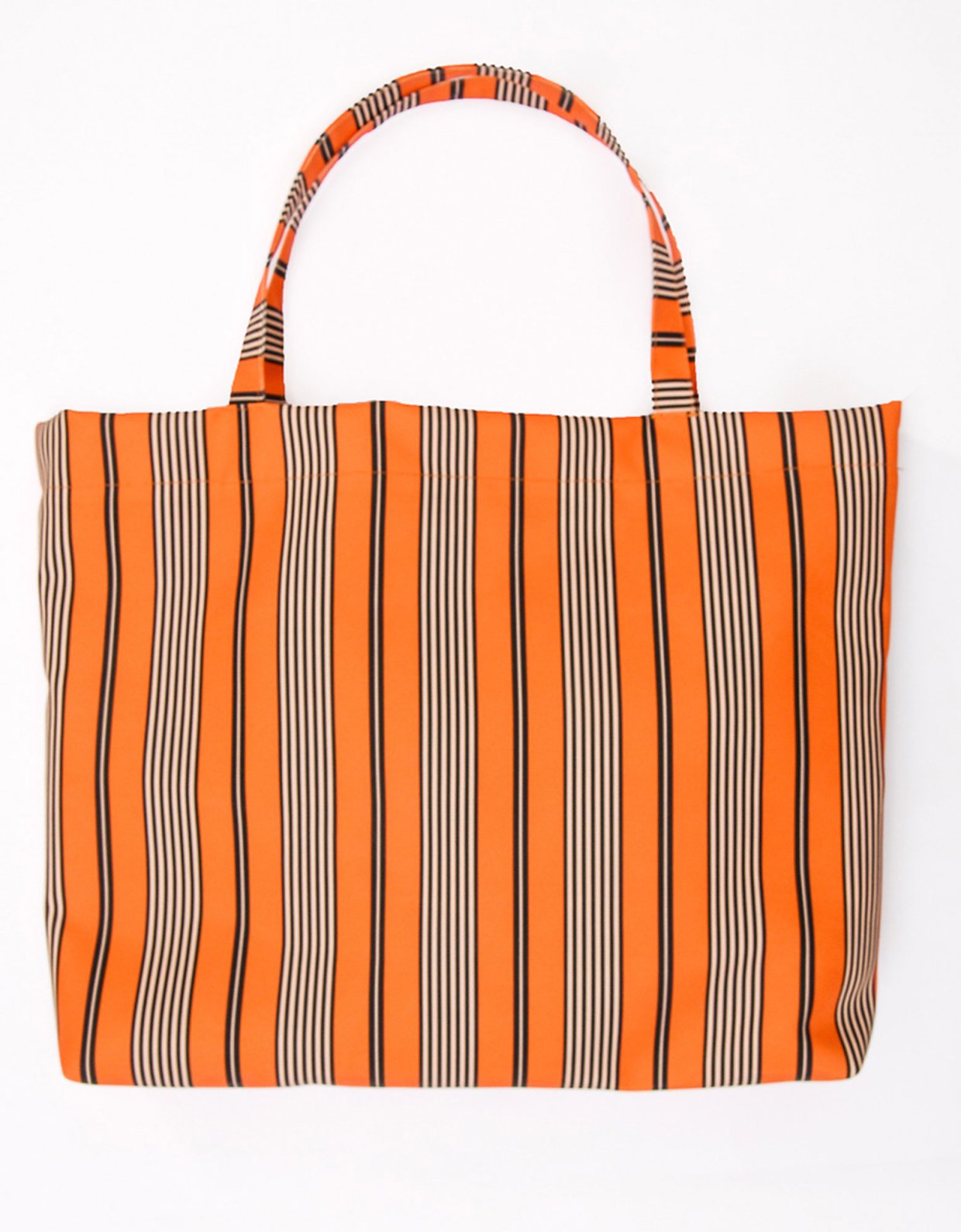 Sunset go Every day tote bag orange stripped