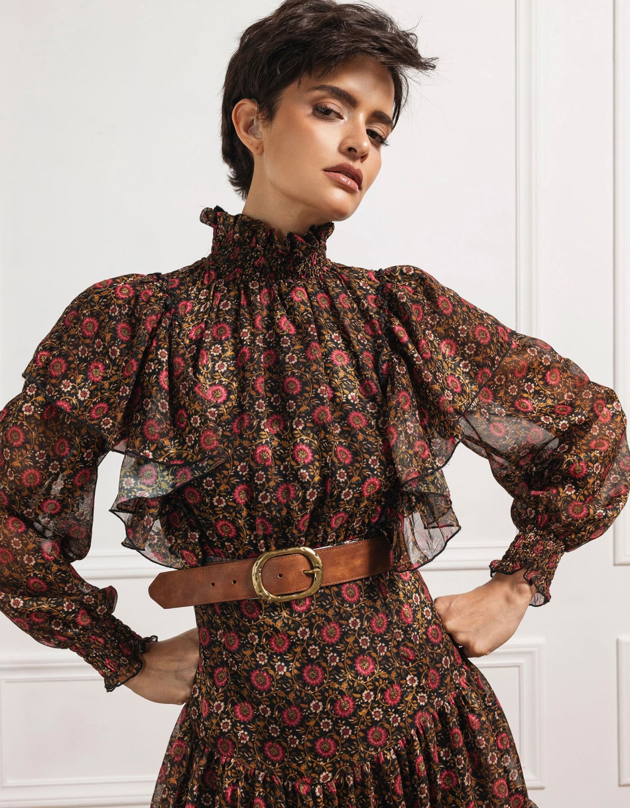 Abstracto Kitty mini dress