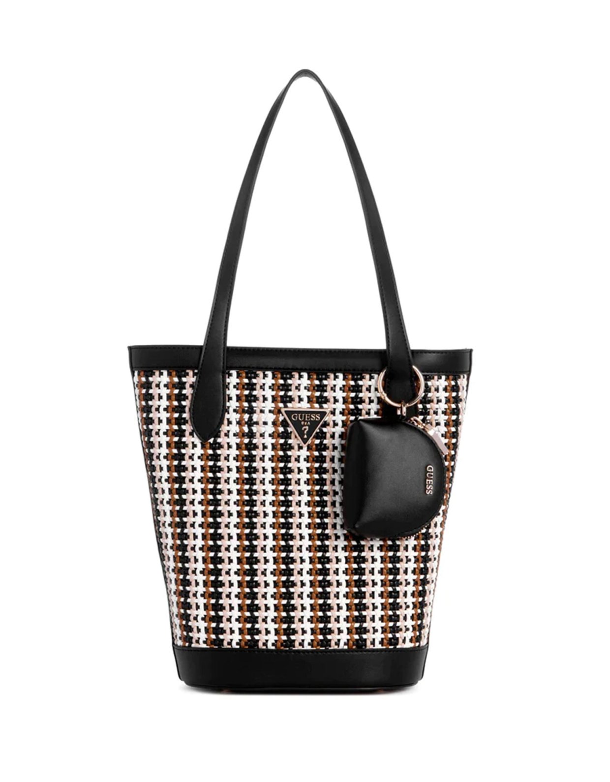 Guess Emelda tote bag black multi