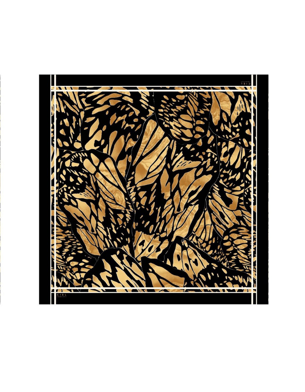 Ciel Concept Butterfly mosaic scarf