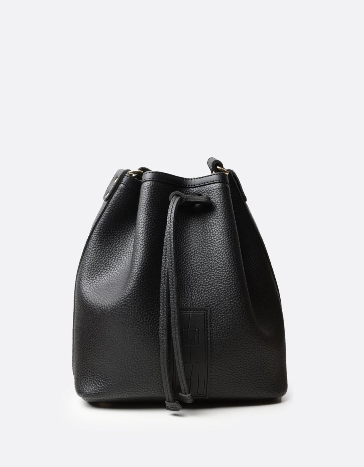 Elena Athanasiou In the name pouch bag black