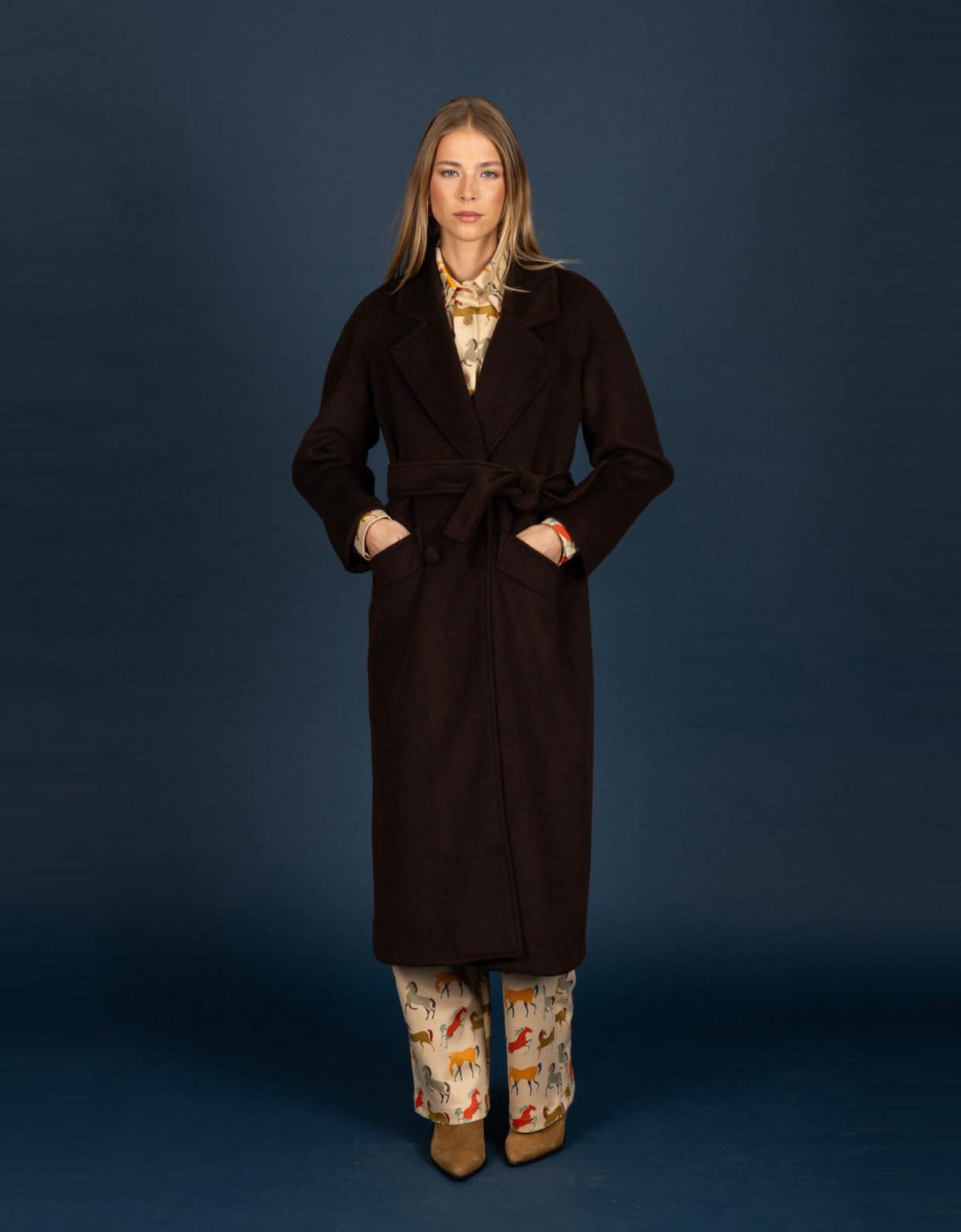 Chaton Celia coat bitter