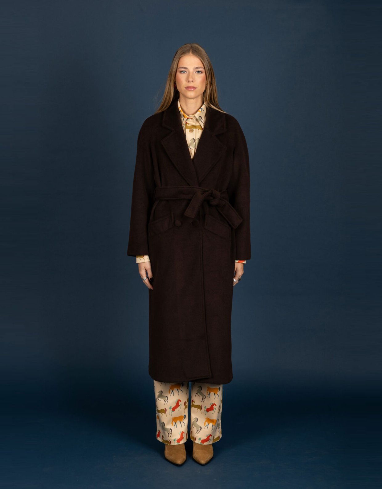 Chaton Celia coat bitter