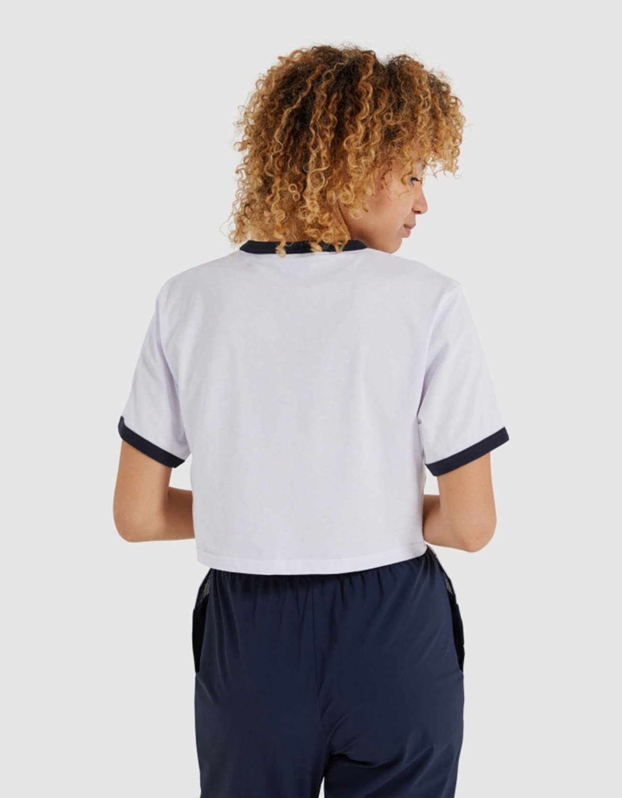 Ellesse Filide crop t-shirt white