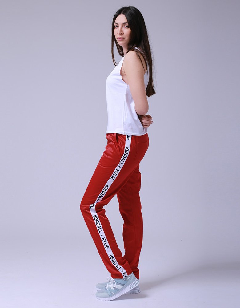 Kendall + Kylie KK 00030 Red sweatpants
