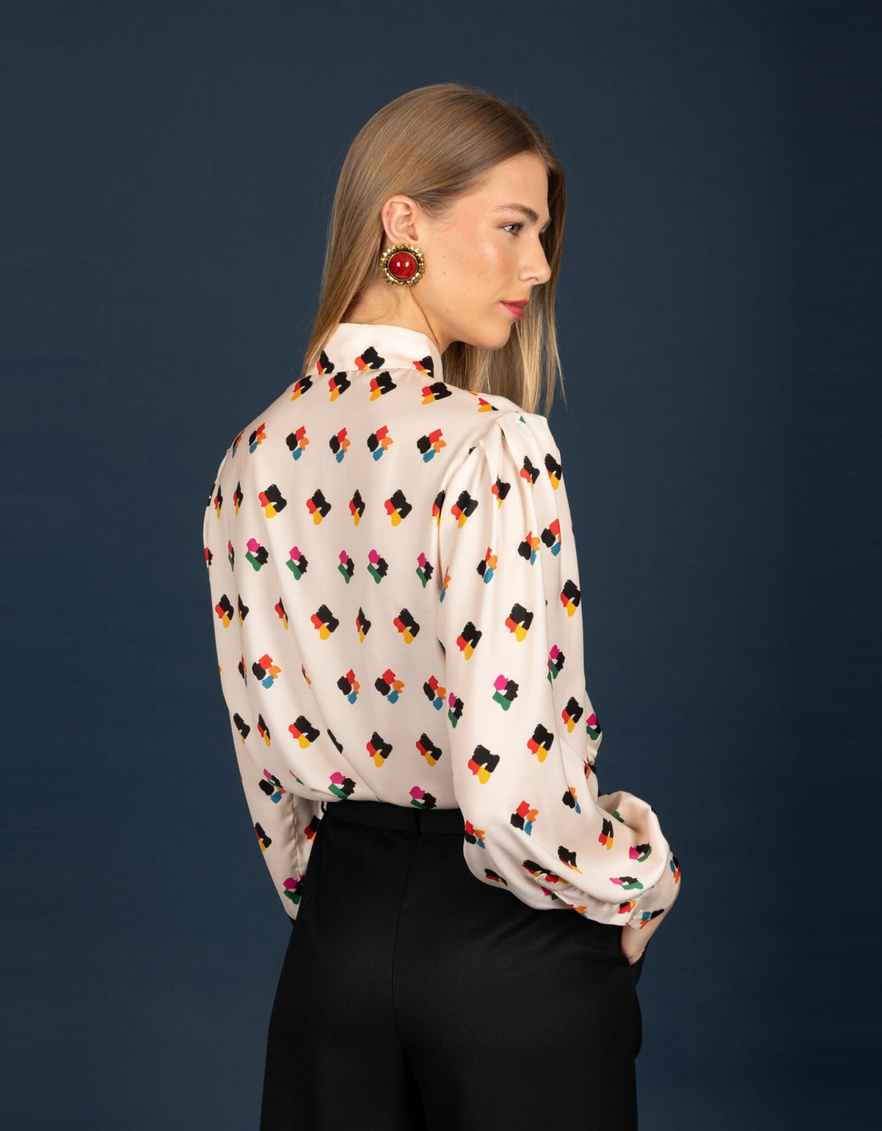 Chaton Adele shirt ecru