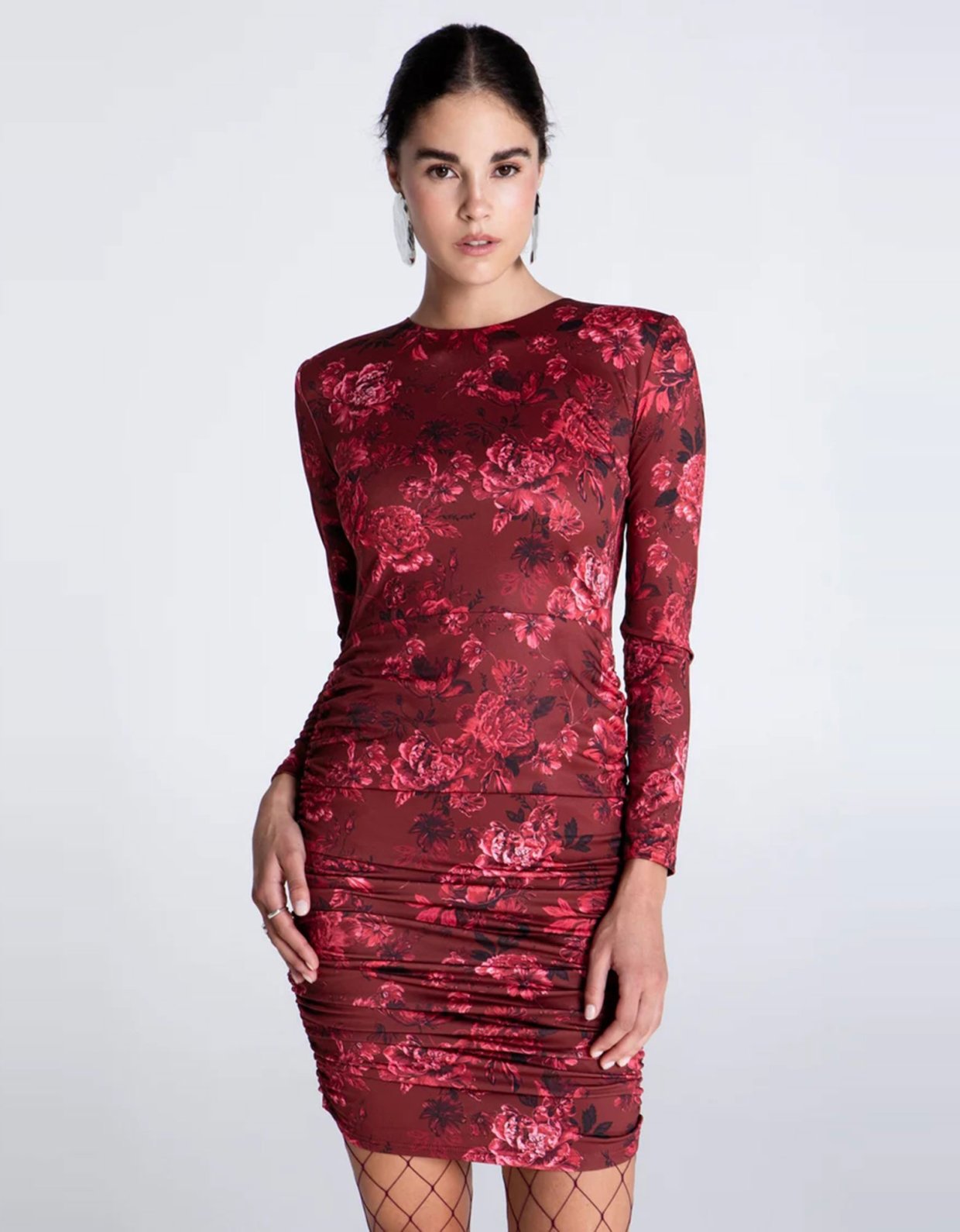 Eveleya Amarose mini super jersey dress