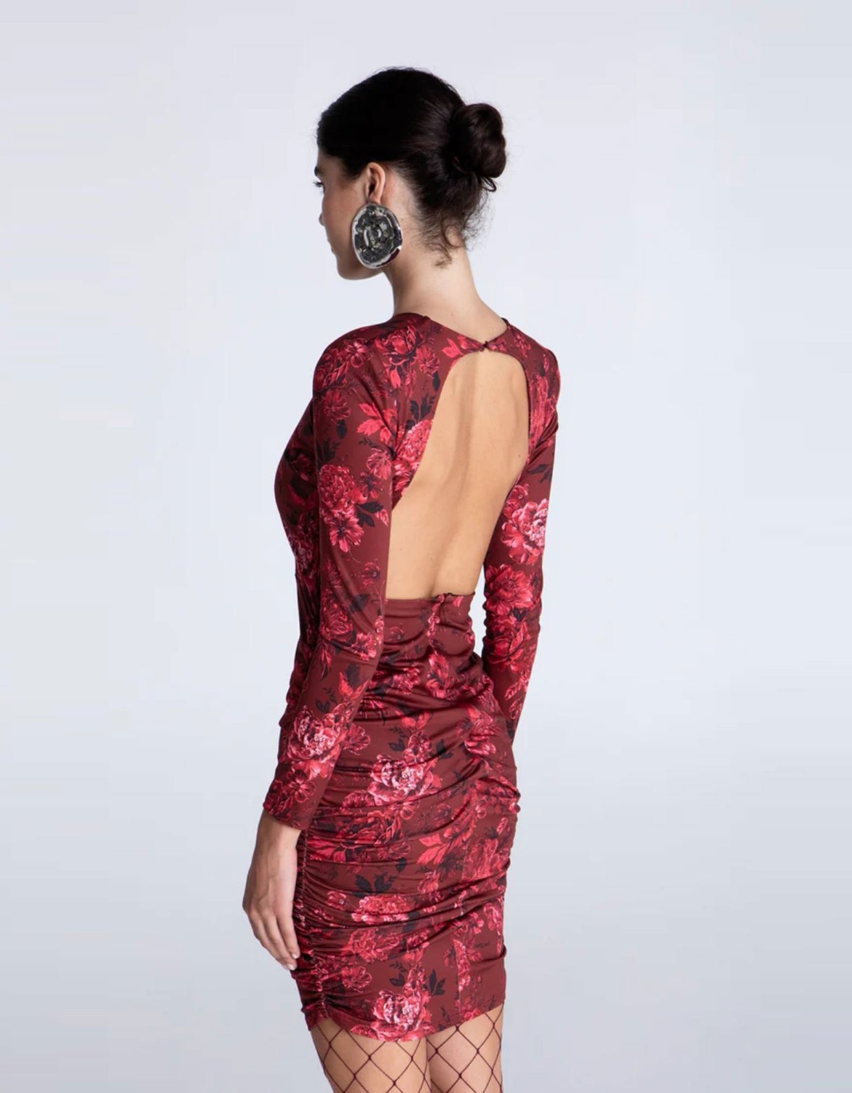 Eveleya Amarose mini super jersey dress